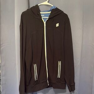 Peloton Black Zip Up Sweater Sporty Casual Style
